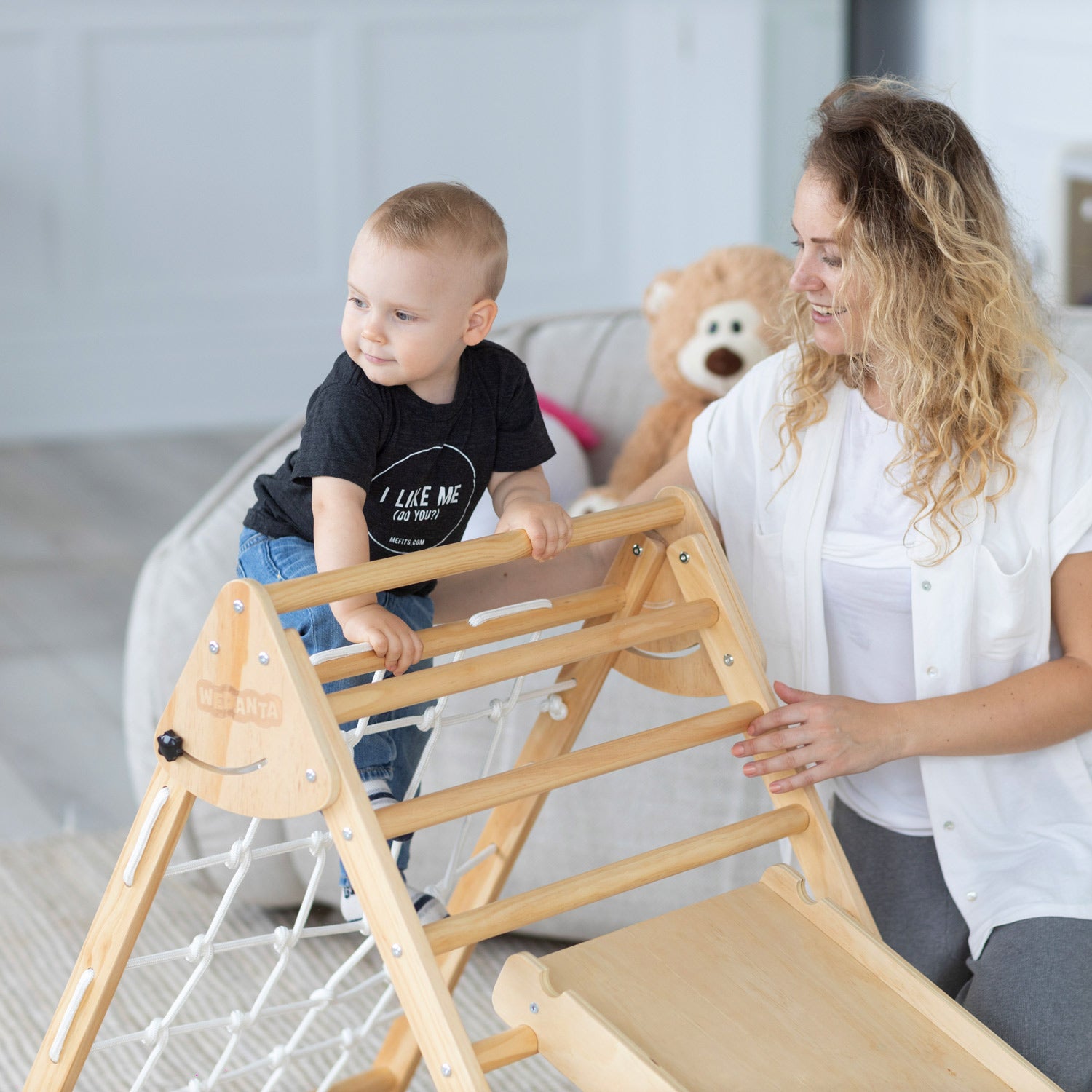 Pikler Triangle Set with Ramp Pyramida