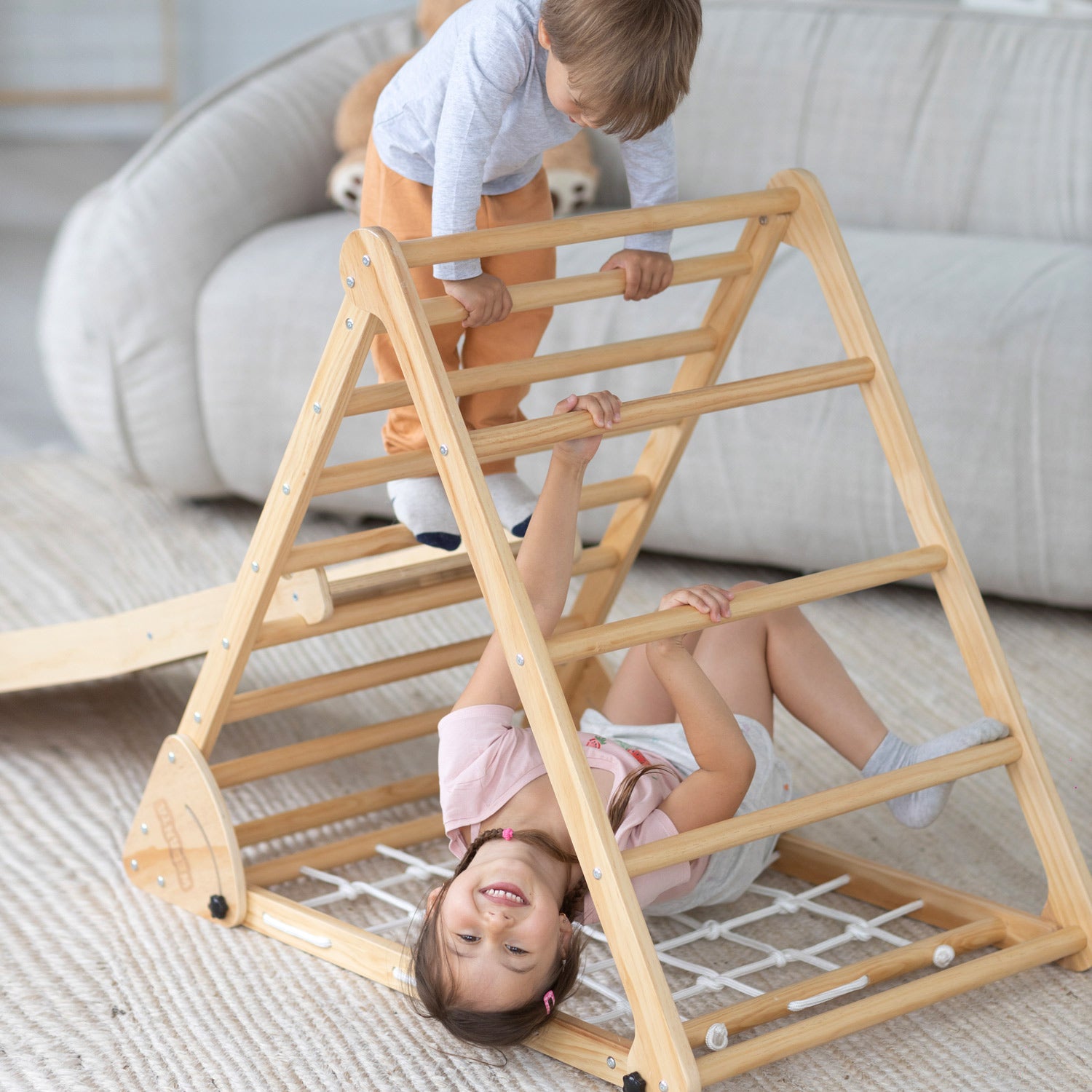 Pikler Triangle Set with Ramp Pyramida