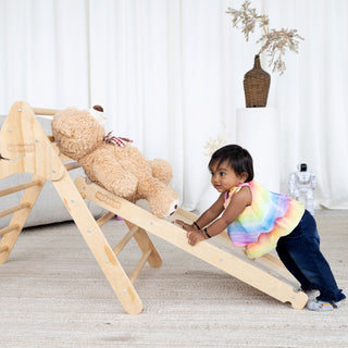 Kinder Climber and Slide - Pikler Triangle Set Wedanta "Triangle-2" (3 in 1)