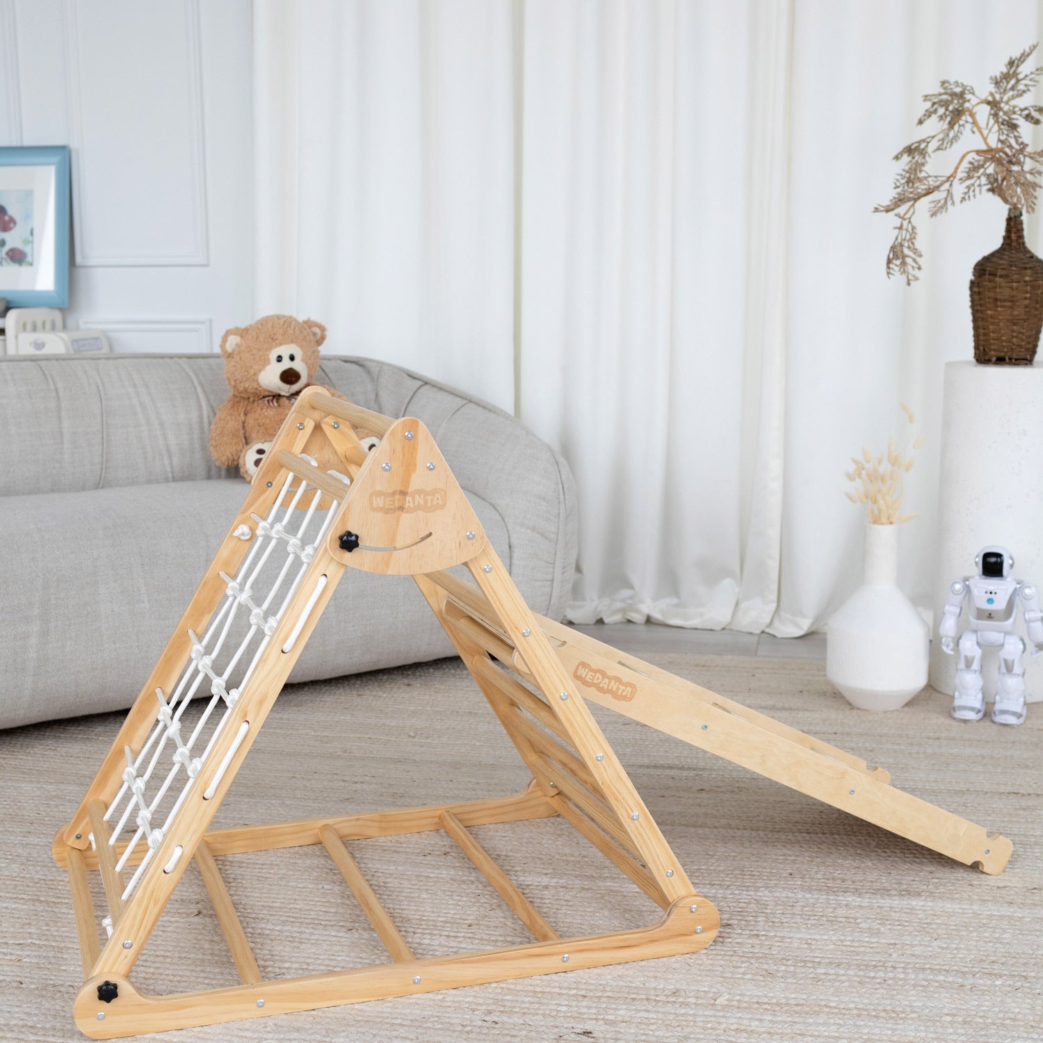 Pikler Triangle Set with Ramp Pyramida