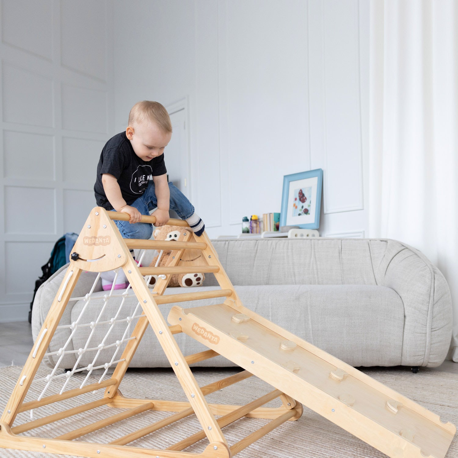 Pikler Triangle Set with Ramp Pyramida