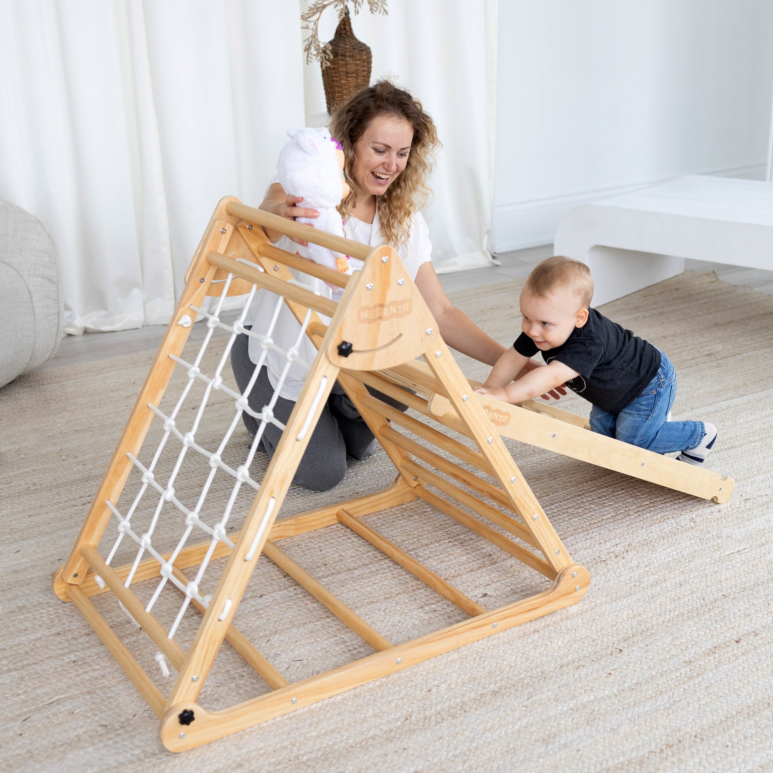 Pikler Triangle Set with Ramp Pyramida