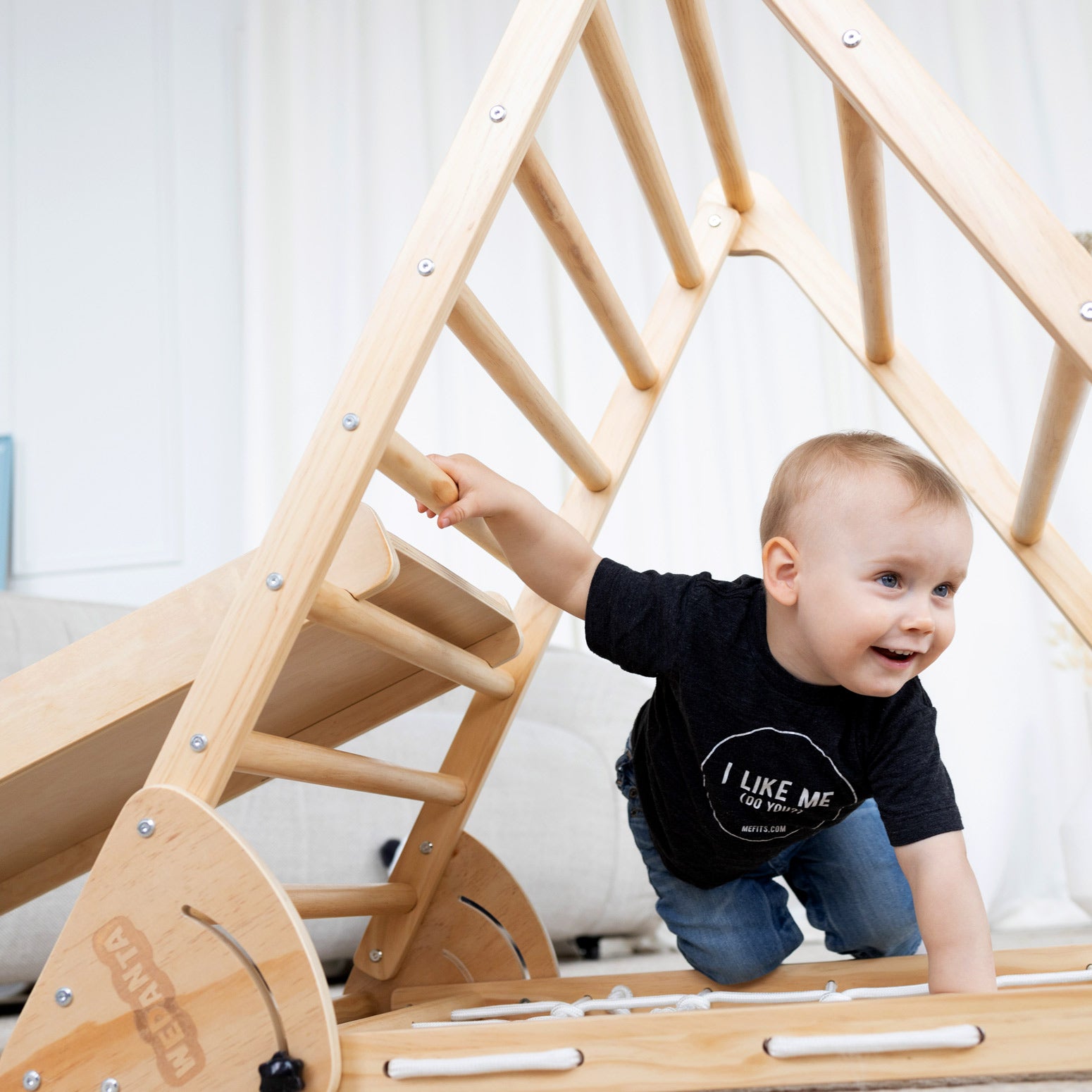 Pikler Triangle Set with Ramp Pyramida