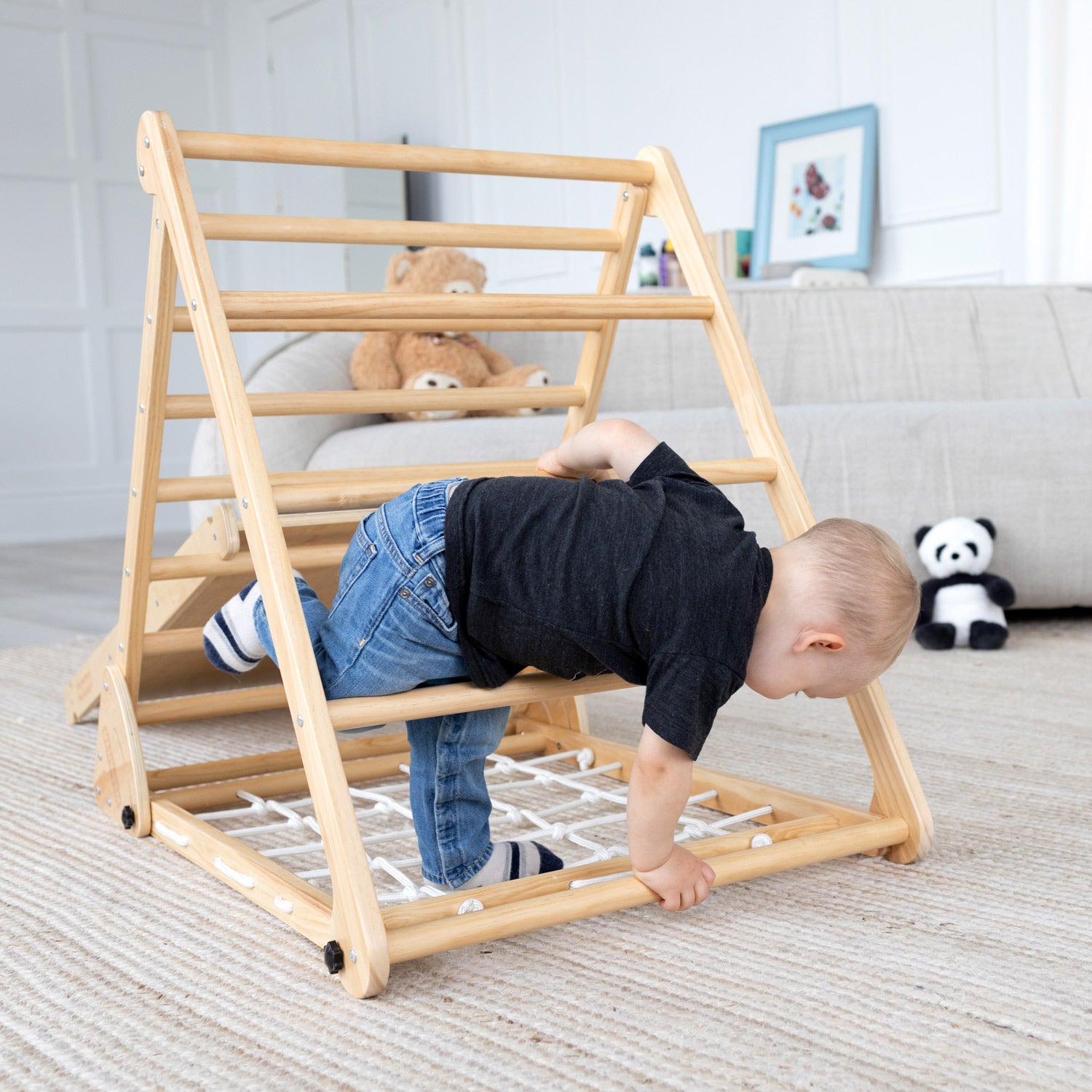 Pikler Triangle Set with Ramp Pyramida