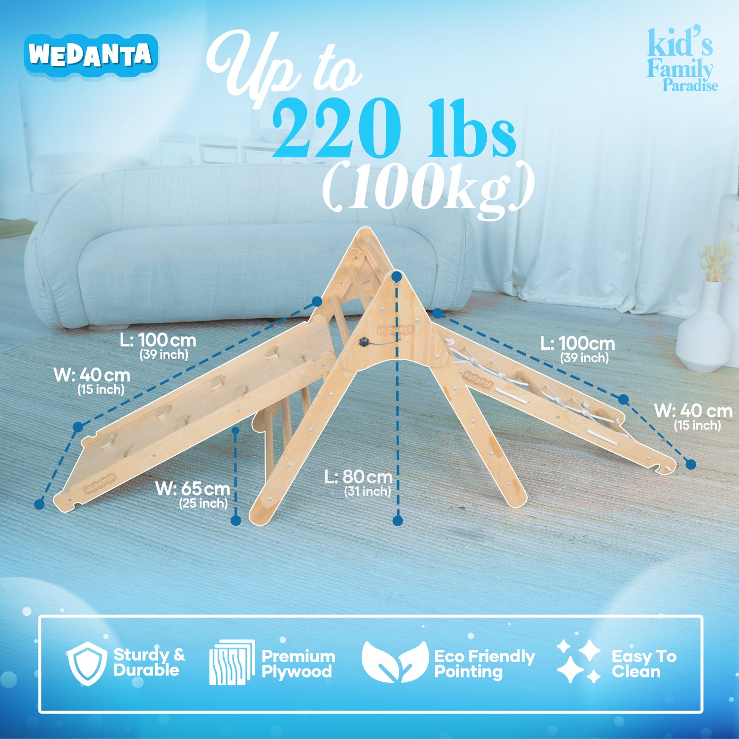 Triangle Montessori Climber (Triangle-3)
