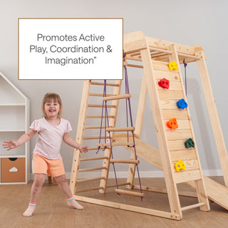 Indoor Playground Climber Slide Kinder Sportwood
