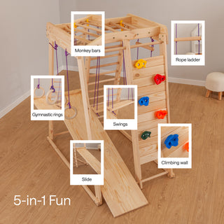 Indoor Playground Climber Slide Kinder Sportwood