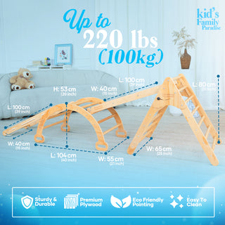 Triangle Climber with Ramp "Anthill-4" (5 in 1)