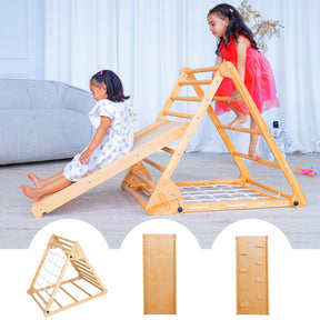 Pikler Triangle Set with Ramp Pyramida