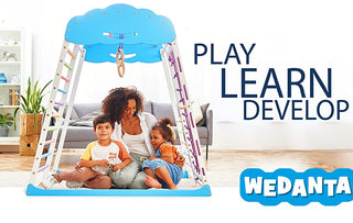 Indoor Playground Toddler Climber Slide Sportwood-Cloud - Wedanta Kids