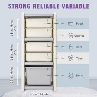Toys Storage Organizer Bus