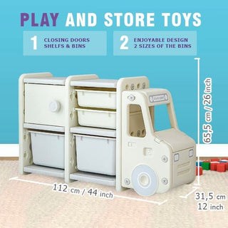 Toy Storage Organizer Bus small