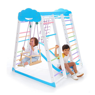 Indoor Playground Toddler Climber Slide Akvarelka-CLOUD - Wedanta Kids