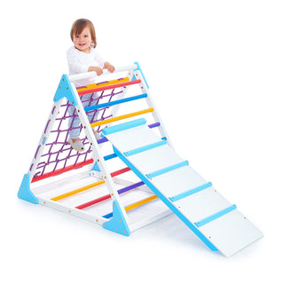 Triangle Climber with Ramp PYRAMIDA-Color by Wedanta Kids