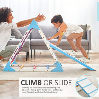 Triangle Climber with Ramp PYRAMIDA-Color by Wedanta Kids