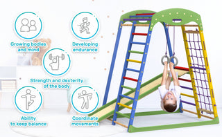 Indoor Playground Toddler Climber Slide SPORTWOOD - Wedanta Kids