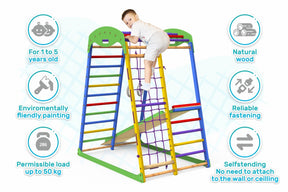 Indoor Playground Toddler Climber Slide SPORTWOOD - Wedanta Kids