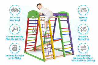 Indoor Playground Toddler Climber Slide AKVARELKA MINI - Wedanta Kids