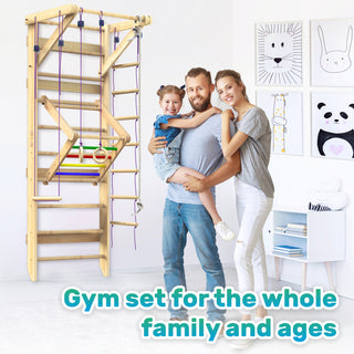 Wooden Swedish Ladder Wall Set Sport-4 - Wedanta Kids