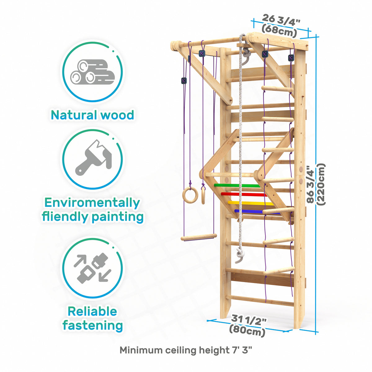 Swedish Ladder Wall Set