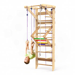 Wooden Swedish Ladder Wall Set Sport-4 - Wedanta Kids
