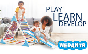 Triangle Climber with Ramp PYRAMIDA-Color by Wedanta Kids