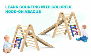 Kids Whiteboard and Chalk Board with Wooden Classic Abacus for Kids - Wedanta Kids